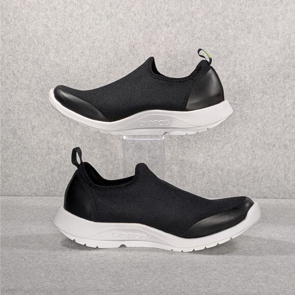 Oofos OOmg Sport Womens 7.5 Shoes Slip On Black Comfort Recovery Gym Loafer Low - Picture 3 of 8